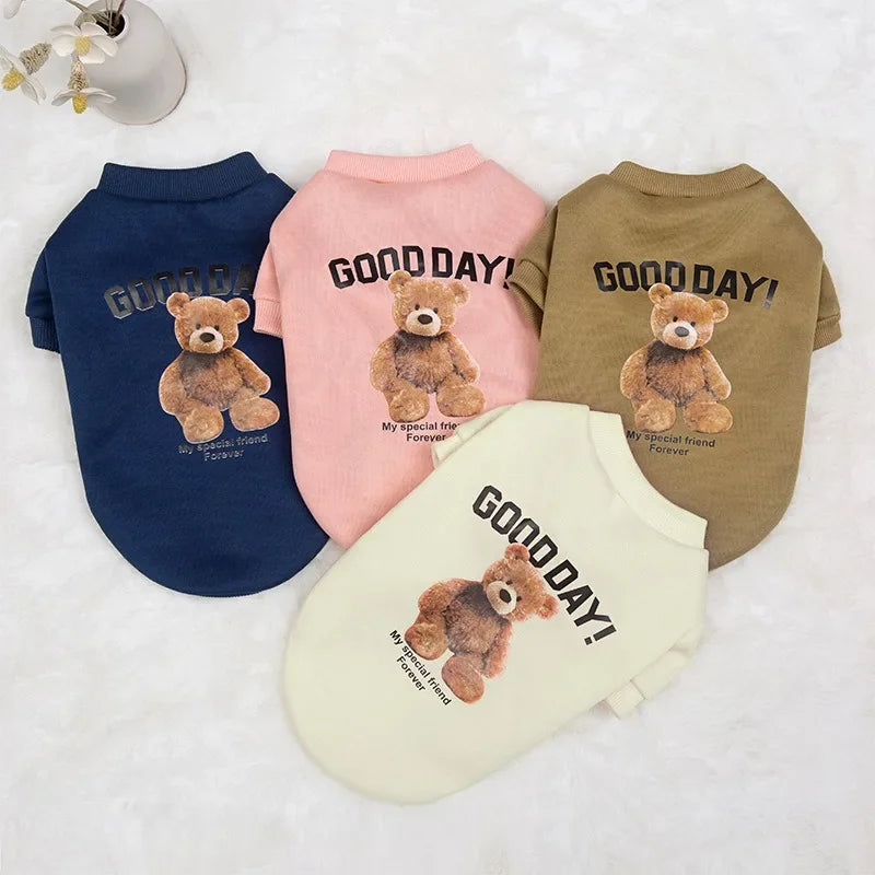 Winter Bear Pullover Pet Jacket