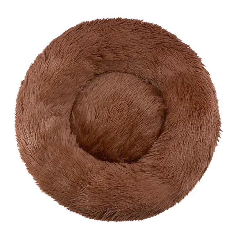 Round Plush Pet Bed