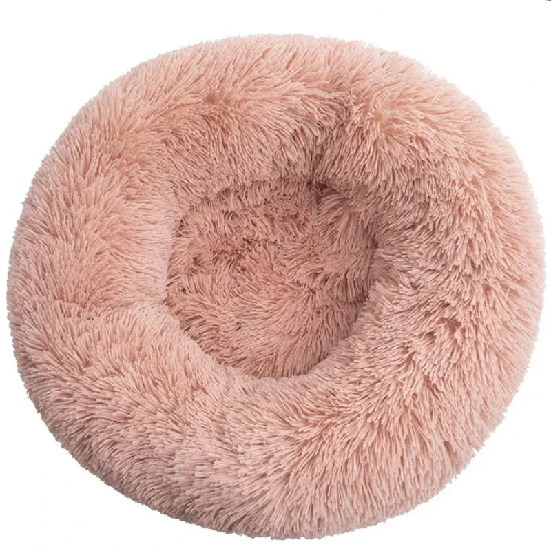 Round Plush Pet Bed