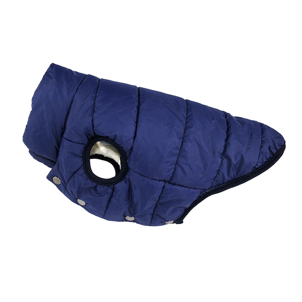 Winter Warm Dog Jacket with Fleece Lining